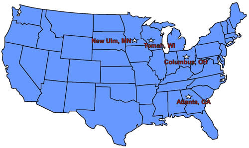 Map of Terminal Facilities